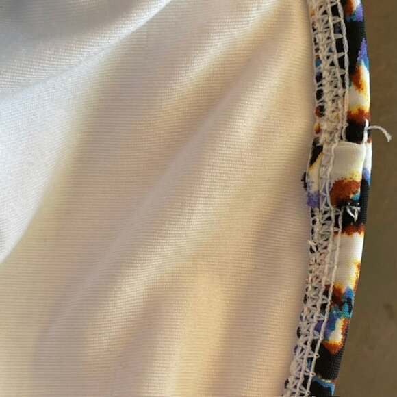 Spanx Bandeau One Piece Slimming Swimsuit Cheetah Print Size 12 - Picture 7 of 11